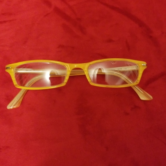 ProDesign Denmark Yellow Translucent Eyeglass Frames with Soft Case - Picture 4 of 8